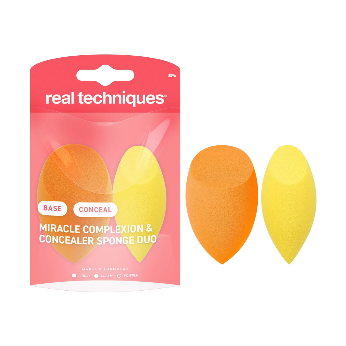 Real Techniques Miracle Complexion Sponge Duo, 2 Count