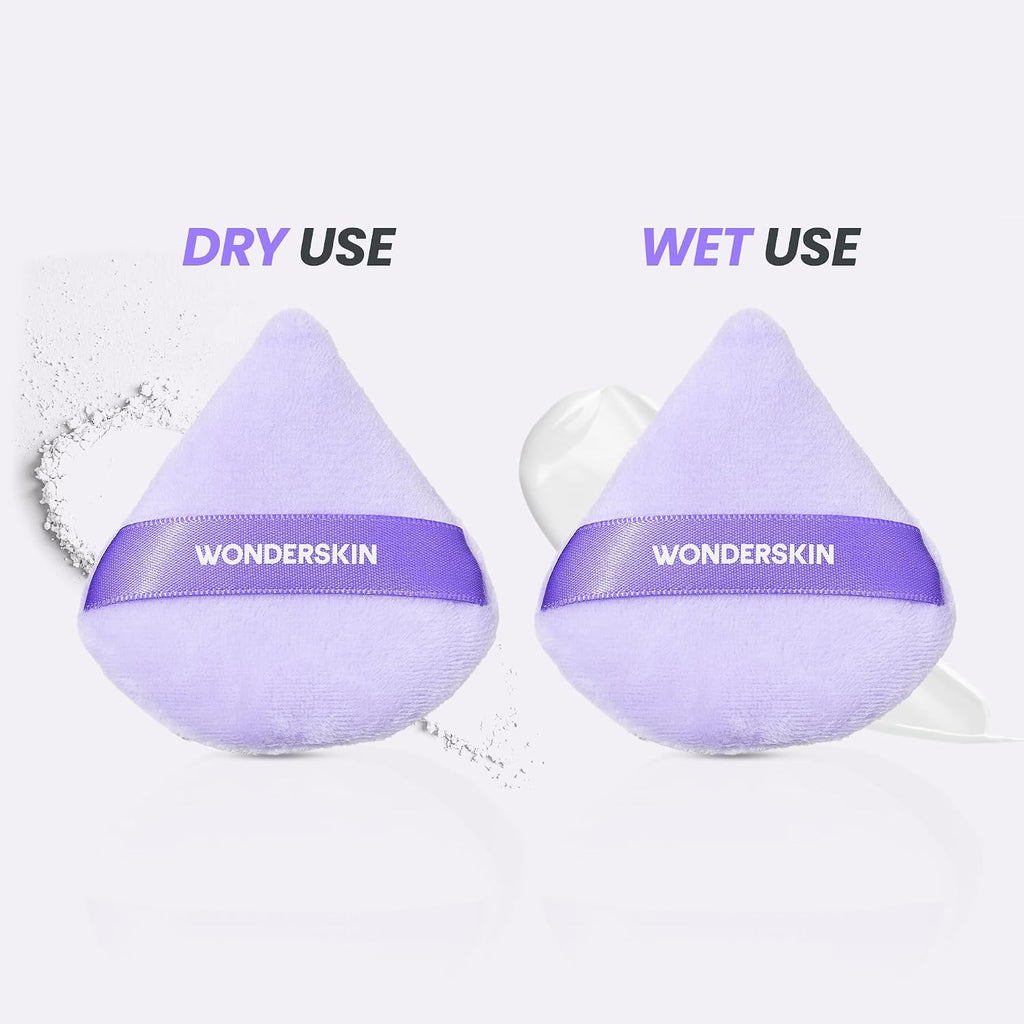 Wonderskin Makeup Puff - Soft Velour Puff for Powder Makeup