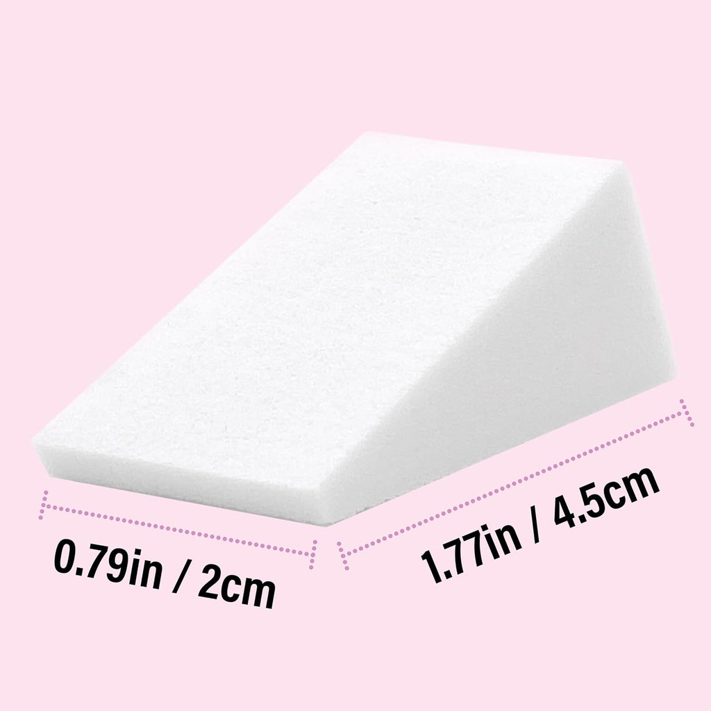 Artist's Choice Makeup Wedges, Triangle Cosmetic Sponges, 100 Pack