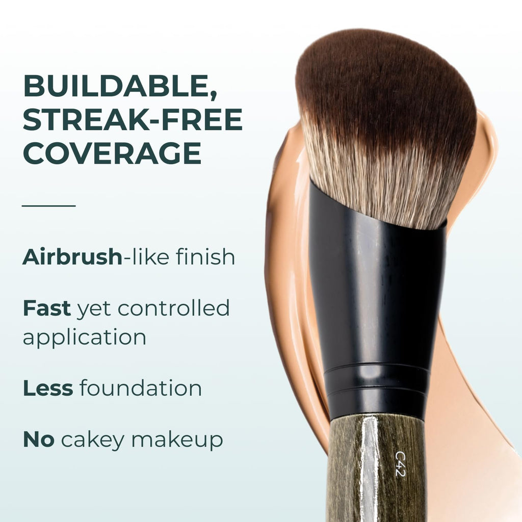 Rose and Ben Beauty C42 Angled Foundation Brush