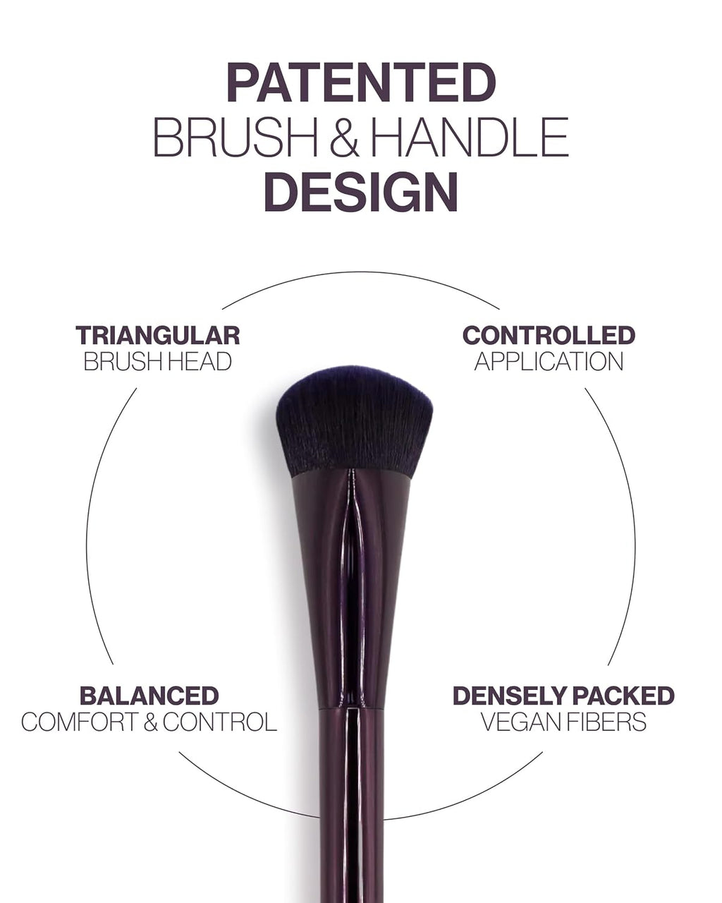 Anisa Beauty Travel Pinnacle Foundation Brush, Lightweight Professional