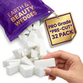 Earth & I - 32-Pack *PRE-CUT* Makeup Wedges: Professional Triangle Sponges