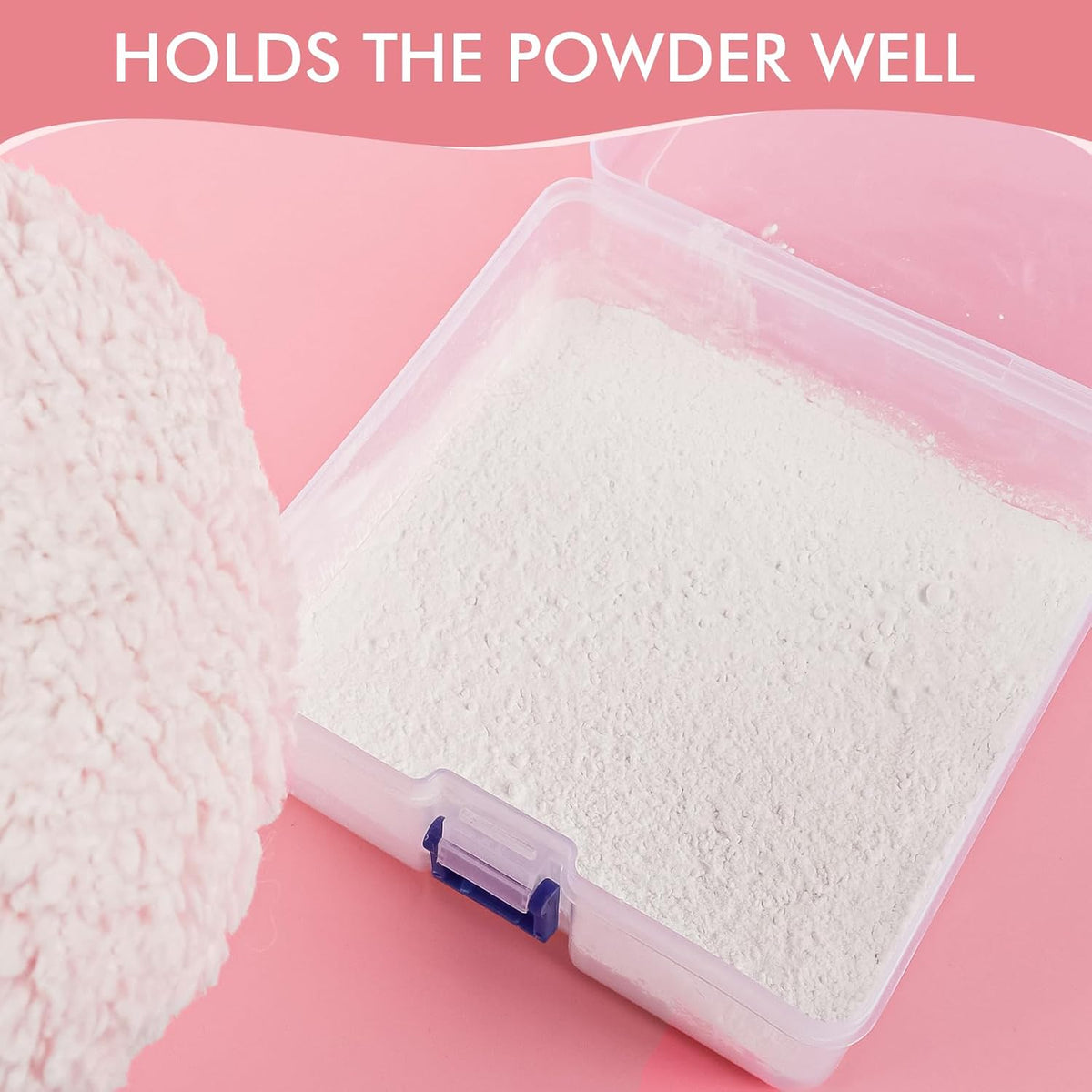 WSYUB Powder Puff, 6'' Powder Puff for Body Powder,Body Powder Puffs