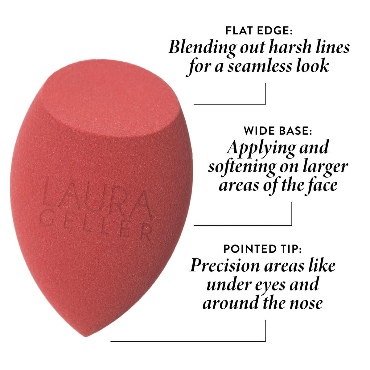 LAURA GELLER Full Face Blending Sponge for Foundation & Concealer