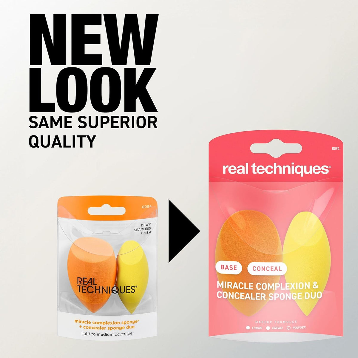 Real Techniques Miracle Complexion Sponge + Concealer Sponge Duo