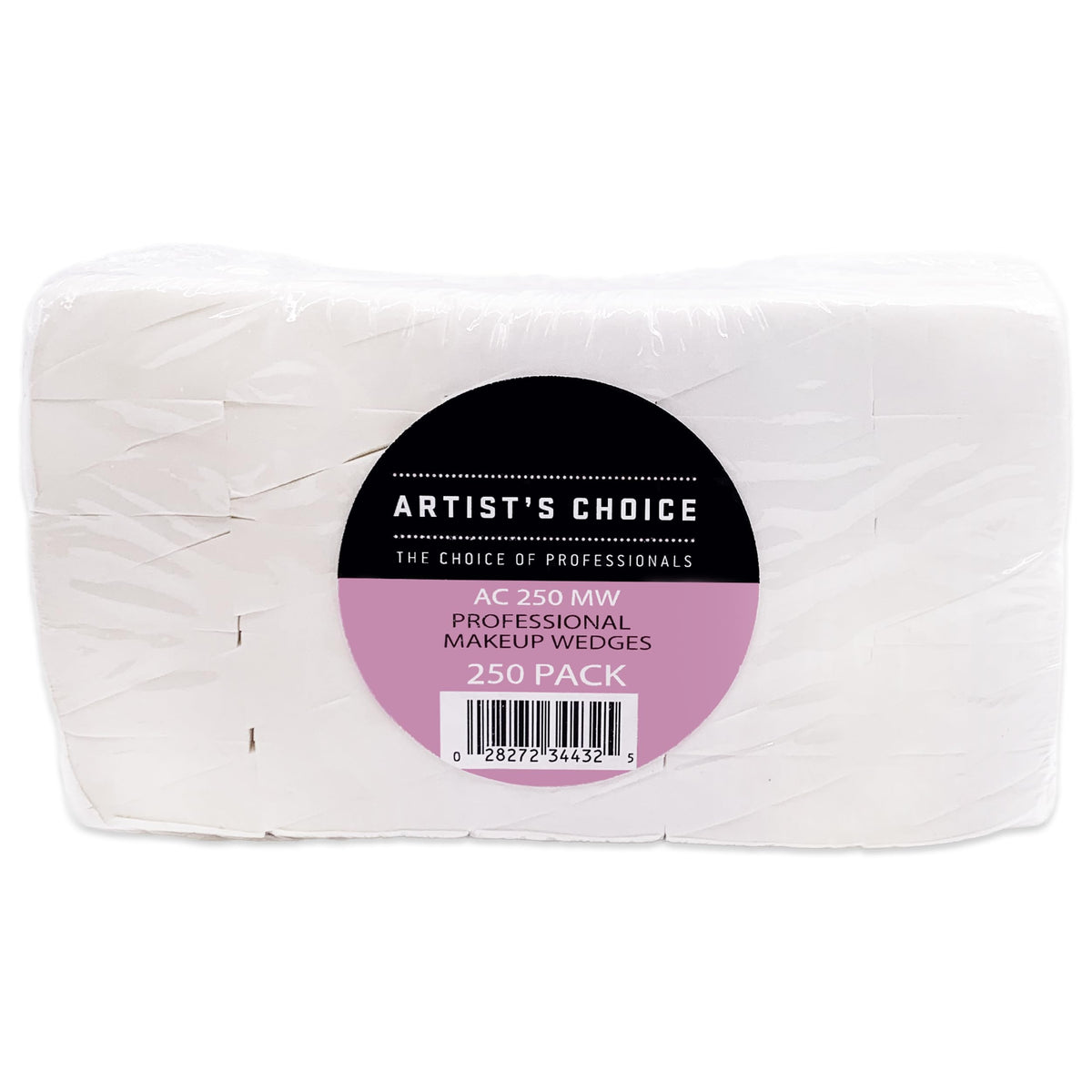 Artist's Choice Makeup Wedges, Triangle Cosmetic Sponges, 100 Pack