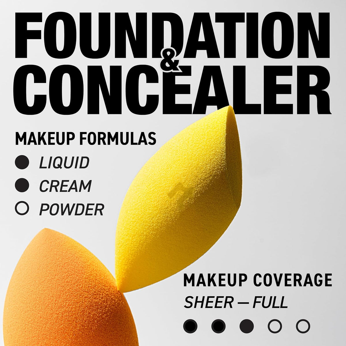 Real Techniques Miracle Complexion Sponge + Concealer Sponge Duo