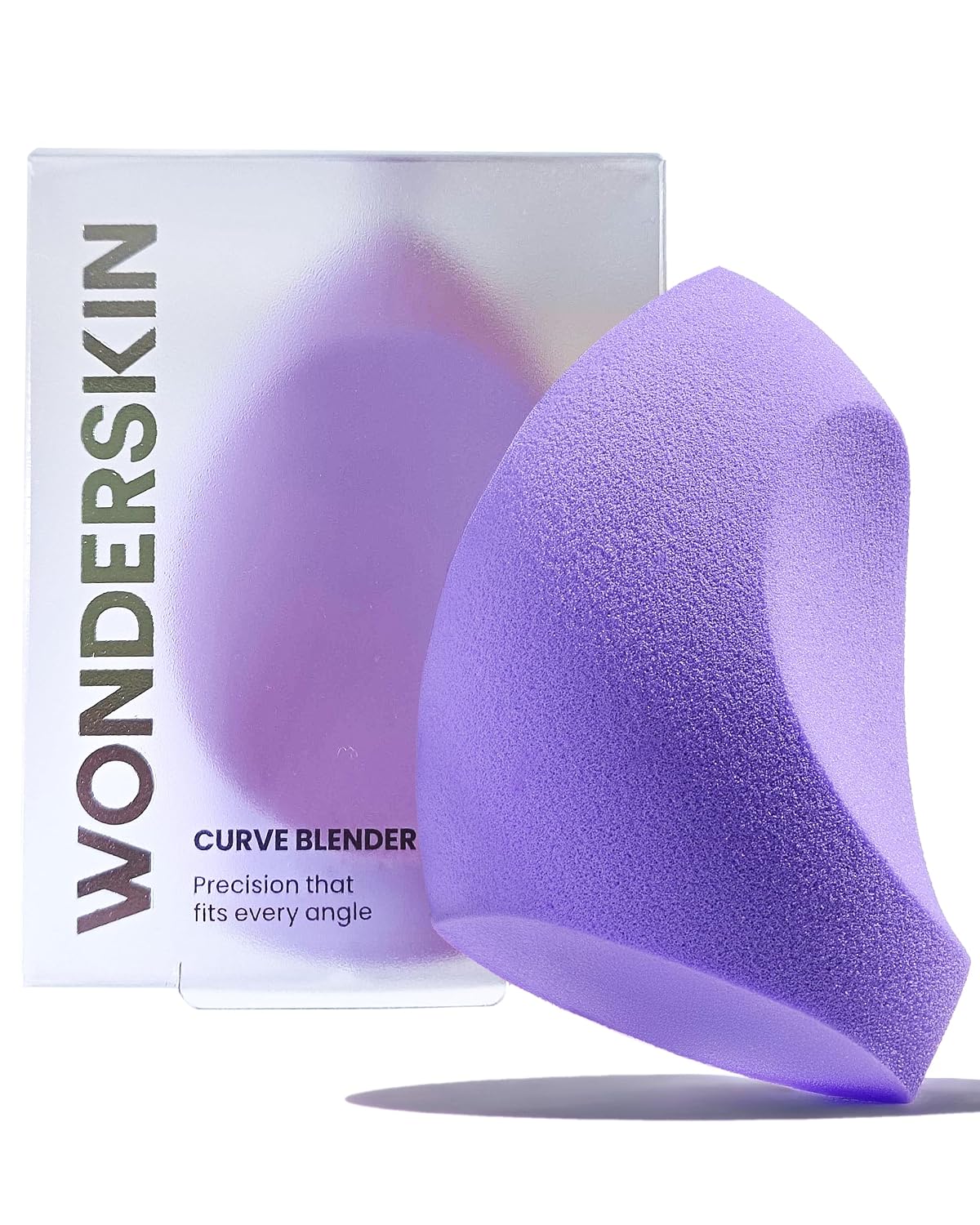Wonderskin Makeup Sponge - Curve Blender For Foundation, Creams & Powders