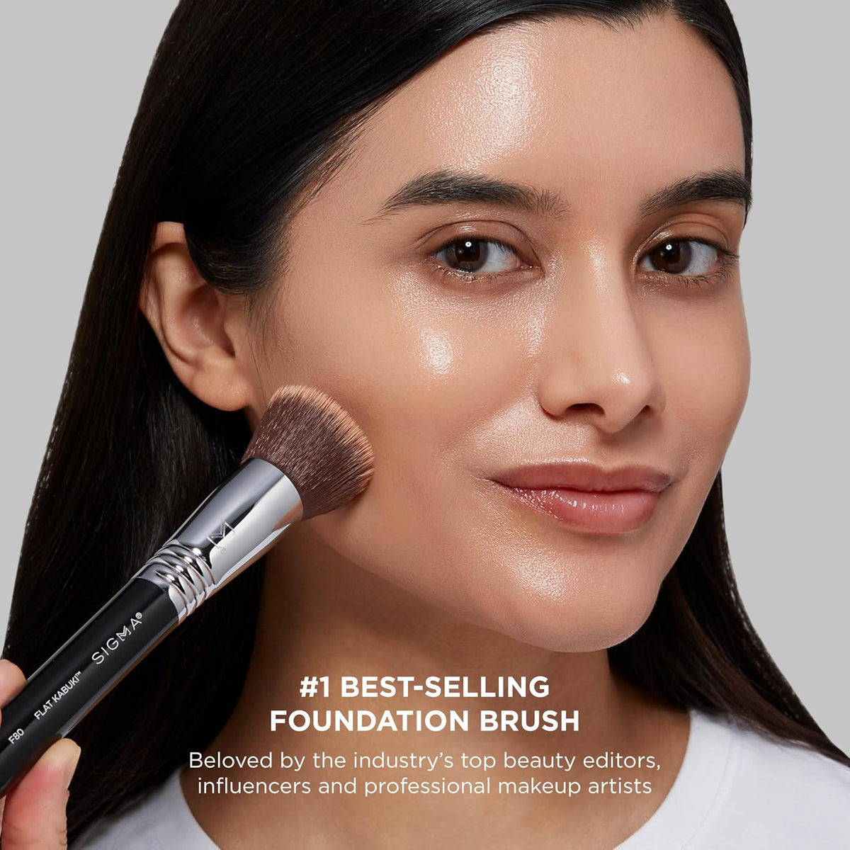 Sigma Beauty F80 Flat Kabuki™ Brush - Makeup Brush for Liquid and Cream