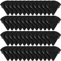 Suclain 48 Pcs Triangle Powder Puff Velour Makeup Sponges,Black