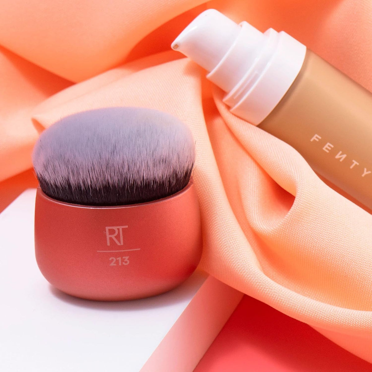 Real Techniques Makeup Blender, Kabuki Brush for Face or Body Makeup