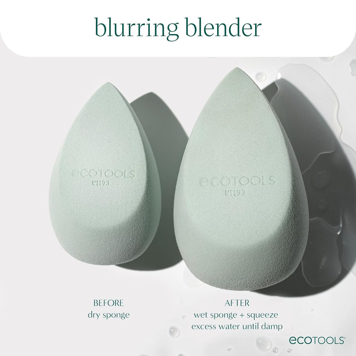 EcoTools Blurring Blender Makeup Sponge, Makeup Blender Sponge