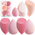Foonbe Makeup Sponge Set, 7 Pcs Multi Colored Blender Sponges