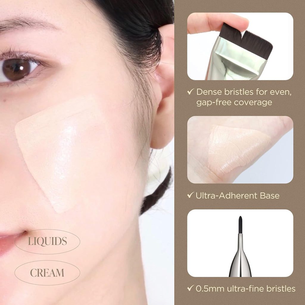 Piccasso FB11 Spatula Foundation Brush for Liquid Makeup, Cream Foundation