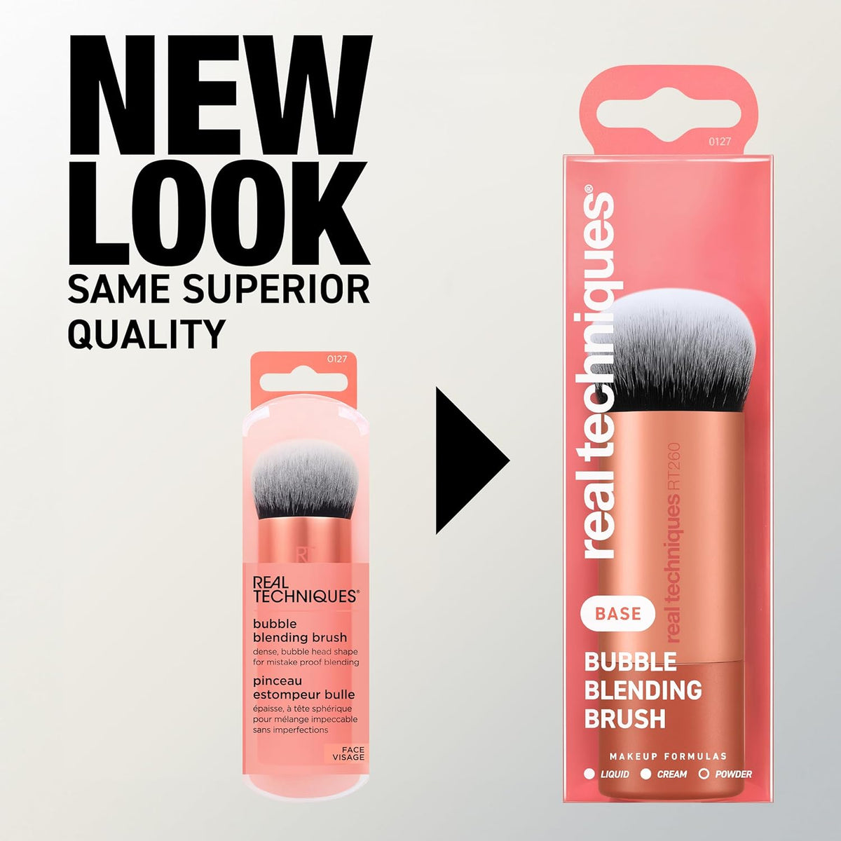Real Techniques Bubble Blending Brush, Makeup Brush For Foundation and Tint