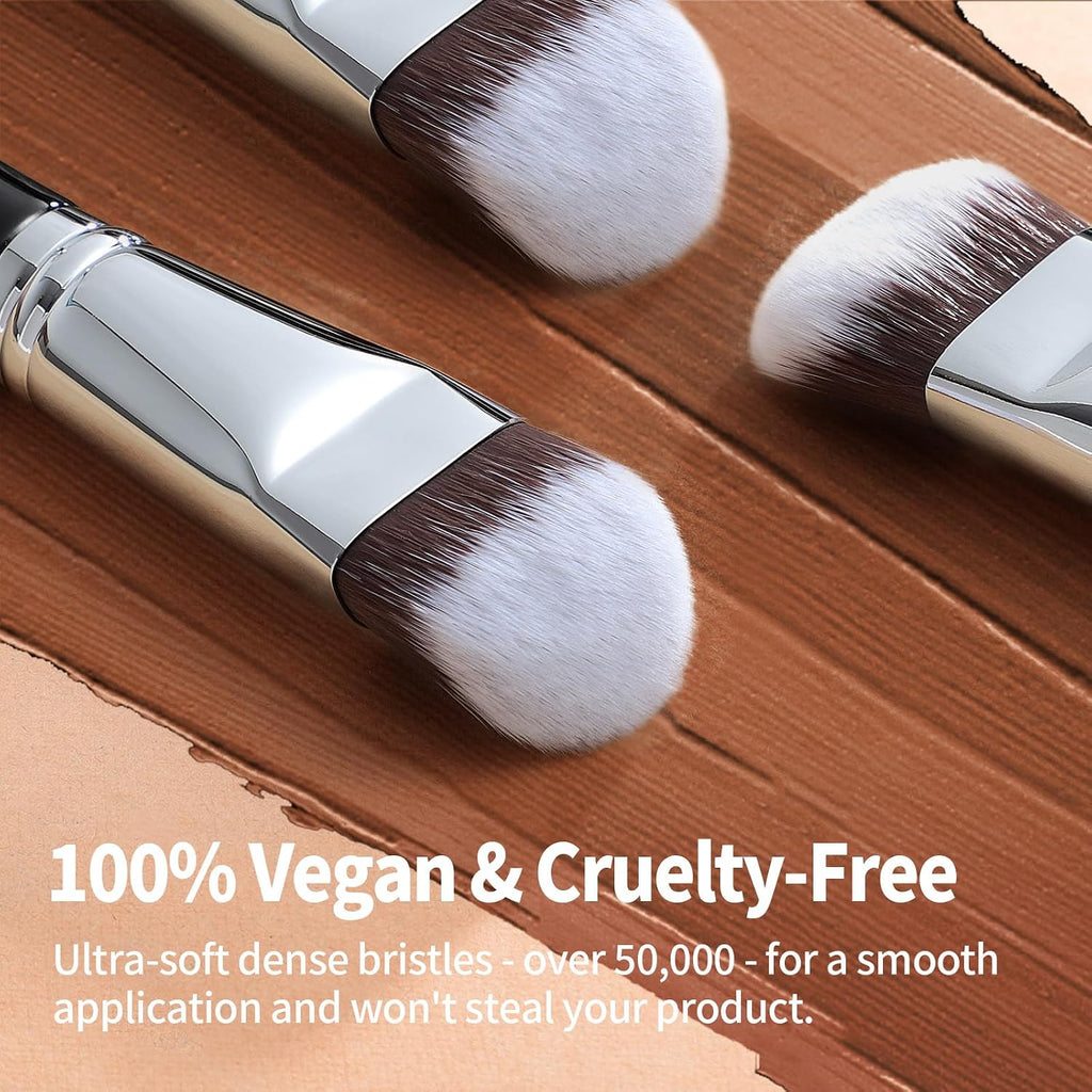 EIGSHOW Pro Slanted Kabuki Foundation Brush, Premium Makeup Brush