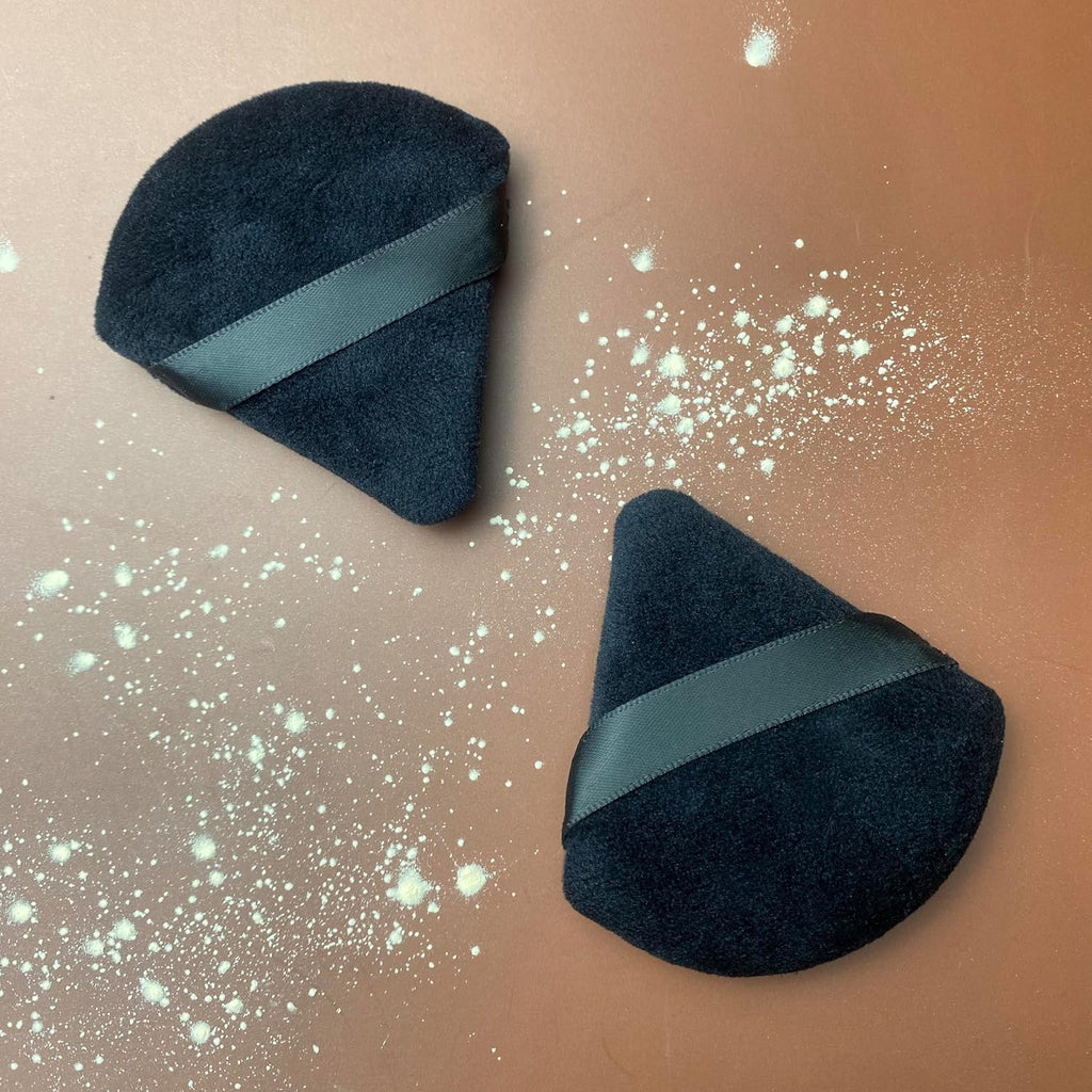 16 pcs Triangle Powder Puff Makeup Puff:Setting Powder Puff Powder Puffs for Face Powder for Loose Powder Cosmetic Foundation Makeup Sponge
